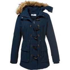 Kurtka parka z guzikami kołkami bonprix ciemnoniebieski. Niebieskie kurtki damskie marki bonprix. Za 189,99 zł.