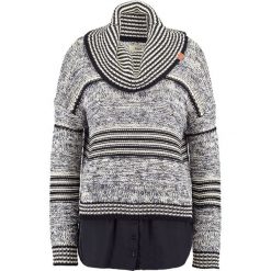 Swetry klasyczne damskie: khujo VANNI Sweter black/white