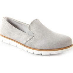 Creepersy damskie: Półbuty damskie slip on szare N.E.W.S.