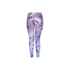 Leggings Grey Leafs. Fioletowe legginsy damskie Who cares, s, bez wzorów. Za 99,99 zł.