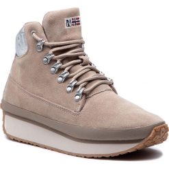 Sneakersy NAPAPIJRI - Emma 17733968 Taupe N47. Brązowe półbuty damskie Napapijri, ze skóry. W wyprzedaży za 299,00 zł.