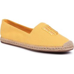 Espadryle TOMMY HILFIGER - Nautical Th Basic Espadrille FW0FW04750 Sunny ZEK. Żółte espadryle damskie TOMMY HILFIGER, bez wzorów, ze skóry ekologicznej, bez obcasa, na płaskiej podeszwie. Za 269,00 zł.