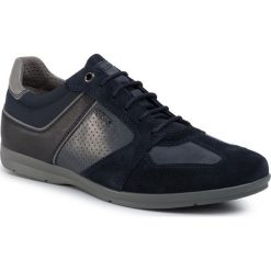 Sneakersy GEOX - U Adrien B U027VB 0CL22 C4002 Navy. Niebieskie sneakersy męskie Geox, bez wzorów, z zamszu, bez zapięcia. W wyprzedaży za 299,00 zł.