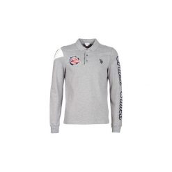 Koszulki polo z długim rękawem U.S Polo Assn. UNITED STATES POLO. Szare koszulki męskie U.S. Polo Assn., s, bez wzorów, z długim rękawem. Za 329,30 zł.