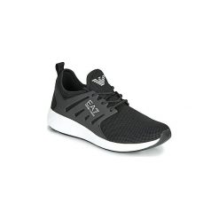Buty Emporio Armani EA7 MINIMAL RUNNING U. Czarne trampki męskie Emporio Armani EA7, bez wzorów, bez zapięcia. Za 609,00 zł.