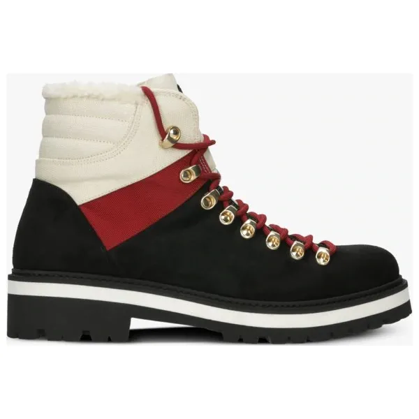 Tommy Hilfiger Lh Expedition Trail Boot buty męskie, czarny, rozmiar 42. Czarne trapery męskie TOMMY HILFIGER, ze skóry ekologicznej, na sznurówki, outdoorowe. Za 749,99 zł.
