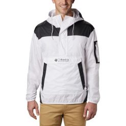 Kurtka anorak Columbia Challenger Windbreaker 1714291101. Białe kurtki męskie Columbia, s, bez wzorów, bez kaptura. Za 293,99 zł.