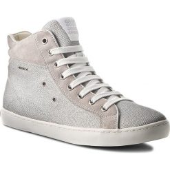 Sneakersy GEOX - J Kiwi G. A J72D5A 01122 C1414 D J.Szary. Szare buty sportowe chłopięce Geox, z materiału. W wyprzedaży za 199,00 zł.