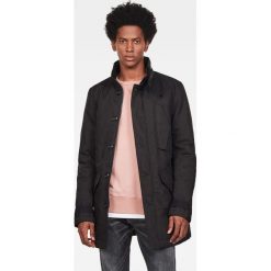 G-Star Raw - Kurtka. Szare płaszcze męskie G-Star RAW, m, bez wzorów, z bawełny, retro, bez kaptura. W wyprzedaży za 729,90 zł.