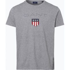 T-shirty męskie z nadrukiem: Gant – T-shirt męski – Shield, szary