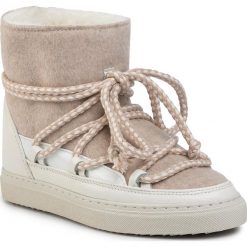 Buty INUIKII - Sneaker 70202-52 Felt White. Brązowe kozaki damskie Inuikii, z wełny, na niskim obcasie, bez zapięcia. Za 989,00 zł.