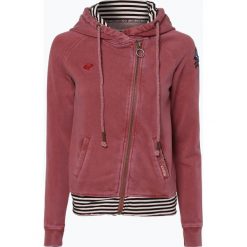 Bluzy damskie: Khujo – Damska bluza rozpinana – Nordika, czerwony