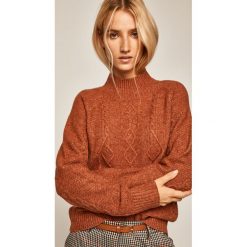 Medicine - Sweter Basic. Czerwone swetry damskie MEDICINE, s, bez wzorów, z elastanu, bez rękawów, bez kaptura. W wyprzedaży za 76,90 zł.
