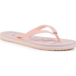 Japonki TOMMY HILFIGER - Footbed Flat Beach Sandal FW0FW04793 Pale Pink TJP. Różowe klapki damskie TOMMY HILFIGER, bez wzorów, z tworzywa sztucznego, bez obcasa. W wyprzedaży za 109,00 zł.