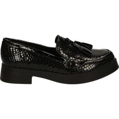 Mokasyny - 41272 NERO60. Czarne mokasyny damskie marki Venezia, ze skóry. Za 199,00 zł.