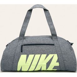 Nike - Torba. Szare torebki damskie sportowe Nike, w paski, z poliesteru, sportowe, na ramię, bez dodatków. W wyprzedaży za 99,90 zł.