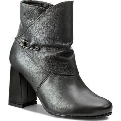 Botki SERGIO BARDI - Boretto FW127282417SW 209. Szare botki damskie na obcasie marki Sergio Bardi, ze skóry. W wyprzedaży za 239,00 zł.