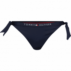 Tommy Hilfiger dół od bikini damski UW0UW01474 Cheeky Side Tie Bikini M ciemnoniebieski. Niebieskie stroje kąpielowe damskie TOMMY HILFIGER, m, bez wzorów. Za 179,00 zł.
