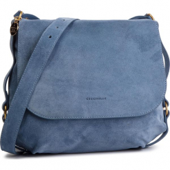 Torebka COCCINELLE - DS6 Alpha Suede E1 DS6 15 01 01 Cosmic Lilac B05. Niebieskie listonoszki damskie Coccinelle, ze skóry, bez dodatków. Za 1399,90 zł.