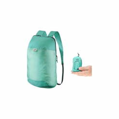 Plecak turystyczny ultra compact 10 l. Zielone plecaki męskie marki QUECHUA, z materiału. Za 7,99 zł.
