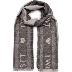 Szal TwinSet Sciarpa 192LI4ZLL. Szare szaliki damskie Twinset, bez wzorów. W wyprzedaży za 199,00 zł.