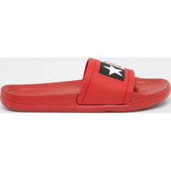 Big Star - Klapki. Czerwone klapki damskie BIG STAR, bez wzorów, z materiału, bez obcasa. Za 49,90 zł.