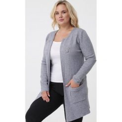 Szary Kardigan Ansley. Szare swetry damskie Born2be, xl. Za 139,99 zł.