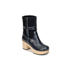 Botki Swedish hasbeens HIPPIE LOW. Czarne botki damskie marki Swedish hasbeens. Za 1070,30 zł.