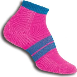 Skarpety sportowe damskie THORLOS FG PINK/BLUE ASTER / 84NRCW-330. Różowe skarpetki damskie Thorlos, bez wzorów. Za 65,00 zł.