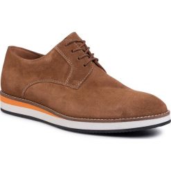 Półbuty GINO ROSSI - MPU475-LENNY-01 Camel. Pomarańczowe półbuty męskie Gino Rossi, na co dzień, bez wzorów, ze skóry, bez zapięcia. Za 279,99 zł.