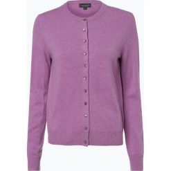 Franco Callegari - Kardigan damski z czystego kaszmiru, lila. Fioletowe swetry damskie marki Franco Callegari, m, bez wzorów, z kaszmiru, eleganckie, bez rękawów, bez kaptura. Za 449,95 zł.