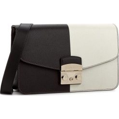 Torebka FURLA - Metropolis 885789 B BKS5 AFS Onyx/Petalo. Białe listonoszki damskie marki Furla, ze skóry. W wyprzedaży za 829,00 zł.