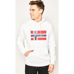 Bluza Napapijri Bovico H NP0A4E1X. Białe bluzy męskie Napapijri, xl, bez wzorów, z bawełny, bez kołnierzyka, bez rękawów, bez kaptura. W wyprzedaży za 279,00 zł.