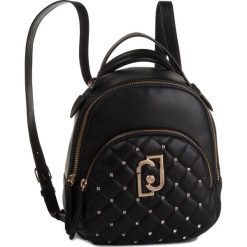 Plecak LIU JO - S Backpack A69140 E0041 Nero 22222. Czarne plecaki damskie Liu Jo, bez wzorów, ze skóry ekologicznej, eleganckie. Za 559,00 zł.