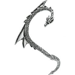 Alchemy Gothic The Dragon Lure Kolczyk - Earpin standard. Szare kolczyki damskie marki Alchemy Gothic. Za 79,90 zł.