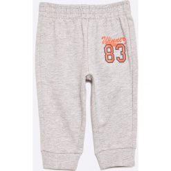 Blu Kids - Spodnie dziecięce 68-98 cm. Szare spodnie chłopięce marki Blukids, z bawełny. W wyprzedaży za 15,90 zł.