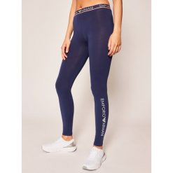 Legginsy Emporio Armani Underwear 164162 0P317 15434. Niebieskie spodnie damskie Emporio Armani Underwear, s. W wyprzedaży za 179,00 zł.
