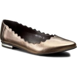 Baleriny LASOCKI - 7509-4 Złoty. Żółte baleriny damskie marki Lasocki, ze skóry. W wyprzedaży za 139,99 zł.