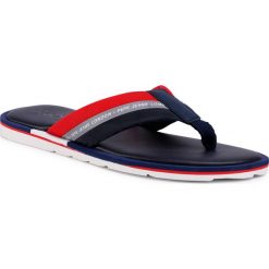 Japonki PEPE JEANS - Barrel Reflective PMS90074 Navy 595. Niebieskie klapki męskie Pepe Jeans, bez wzorów, z jeansu. W wyprzedaży za 129,00 zł.