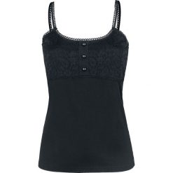 Topy damskie: Gothicana by EMP Ladies Come First Top damski czarny