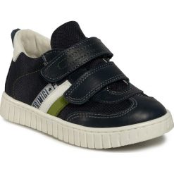 Sneakersy PRIMIGI - 5411000 S Navy. Niebieskie trampki chłopięce Primigi, bez wzorów, ze skóry, na rzepy. Za 259,00 zł.