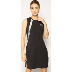Sukienka letnia EA7 Emporio Armani 3HTA52 TJ29Z 3909. Czarne sukienki damskie EA7 Emporio Armani, na lato, s, bez wzorów, z elastanu, bez kołnierzyka, bez rękawów. W wyprzedaży za 339,00 zł.