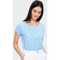 Bluzka kimono. Szare bluzki damskie Greenpoint, bez wzorów, z bawełny, bez kołnierzyka, bez rękawów. Za 69,99 zł.