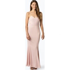 Lipsy - Damska sukienka wieczorowa, beżowy. Brązowe sukienki damskie Lipsy, bez wzorów, wizytowe, z dekoltem na plecach, bez rękawów. Za 479,95 zł.