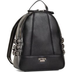 Plecak MY TWIN - Zaino 202MA7042 Nero 00006. Czarne plecaki damskie My Twin, bez wzorów, ze skóry ekologicznej, eleganckie, bez dodatków. Za 849,00 zł.