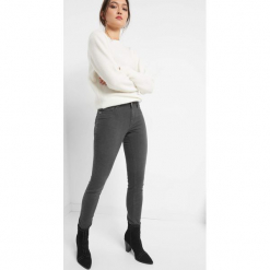Jegginsy push-up. Szare legginsy Orsay, s, z bawełny. Za 79,99 zł.