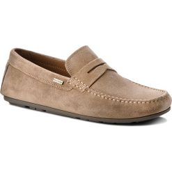 Mokasyny TOMMY HILFIGER - Classic Suede Penny FM0FM01907 Taupe Grey 005. Pomarańczowe mokasyny męskie ze skóry. W wyprzedaży za 349,00 zł.