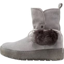 Buty zimowe damskie: Tamaris Botki na platformie grey