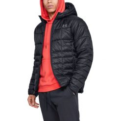 Under Armour Kurtka Czarny. Czarne płaszcze męskie Under Armour, na jesień, l, bez wzorów, z materiału, bez kaptura. Za 602,95 zł.