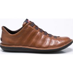 Camper - Buty. Pomarańczowe buty sportowe męskie Camper, ze skóry, na sznurówki. W wyprzedaży za 499,90 zł.